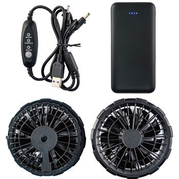 空調半袖ジャケット、ブラシレスファン&モバイルバッテリーセット+長袖コンプレッションウェア付 STATUSUNI(ステータスユニ)