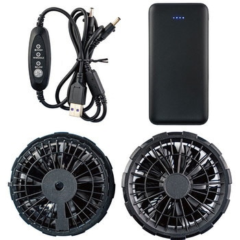 空調半袖ジャケット、ブラシレスファン&モバイルバッテリーセット+長袖コンプレッションウェア付 STATUSUNI(ステータスユニ)