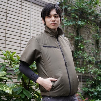 空調半袖ジャケット、ブラシレスファン&モバイルバッテリーセット+長袖コンプレッションウェア付 STATUSUNI(ステータスユニ)