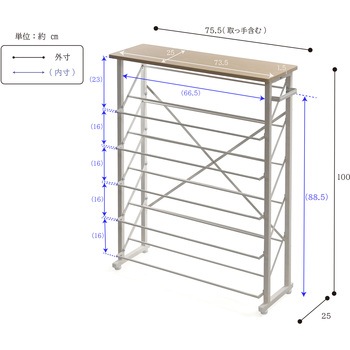 魅せるシューズラック フクダクラフト