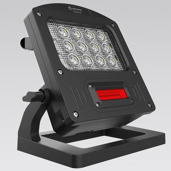 充電式LED 充電しながら使える 100W 最長19時間 三脚搭載可能 赤色灯付き GOODGOODS(グッド・グッズ)