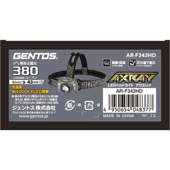 アクスレイ 無段階調光FOGヘッドライト GENTOS