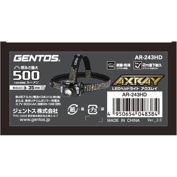GENTOS、タジマ ヘッドライト。4点セット。 / ジェントス株式