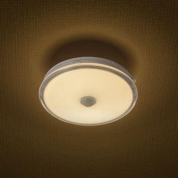 LED薄形ミニシーリングライト センサー付き オーム電機