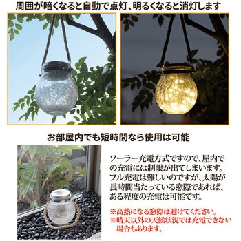 ソーラーLEDボトルライト 3個組 後藤