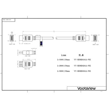 HDMI ECO ケーブル Vodaview