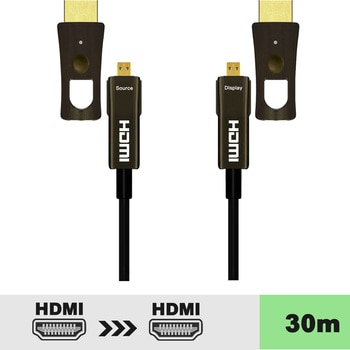 コネクタ脱着型 4K対応 光ファイバー極細 HDMIケーブル Vodaview