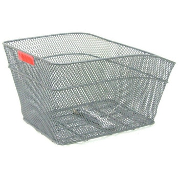 18037 メッシュ後カゴ金具付GR アサヒサイクル グレー色