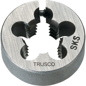 左・アジャスタブル丸ダイス (SKS) TRUSCO