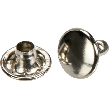 大カシメ スチール ニッケルメッキ TRUSCO