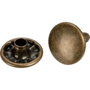 特大カシメ スチール 金ブロンズメッキ TRUSCO