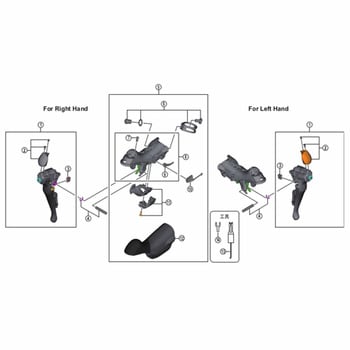 ST-9001 メインレバークミR SHIMANO(シマノ) シマノ 品番先頭文字-Y0