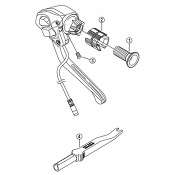 ST-6871 GRIP ADJ SCREW SHIMANO(シマノ)