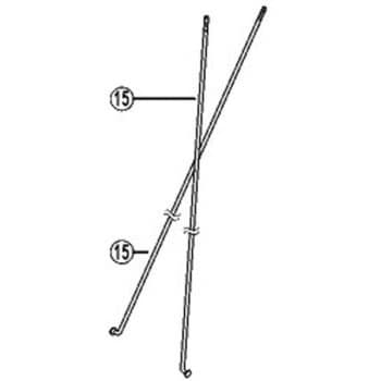 Y0123Z865 スポーク(286mm) WH-R501用 1個 SHIMANO(シマノ