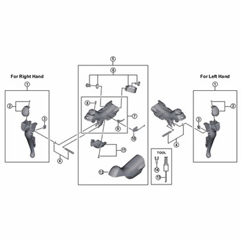 ST-4700 ネームプレートR/ネジR SHIMANO(シマノ)