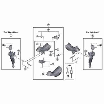 ST-4700 ブラケットクミ L SHIMANO(シマノ)