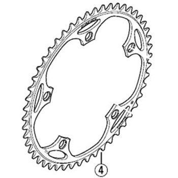 チェーンリング 45T(1/2″×1/8″) NJS SHIMANO(シマノ)