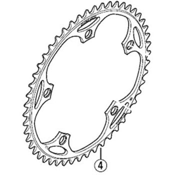 チェーンリング 49T(1/2″×3/32″) SHIMANO(シマノ)