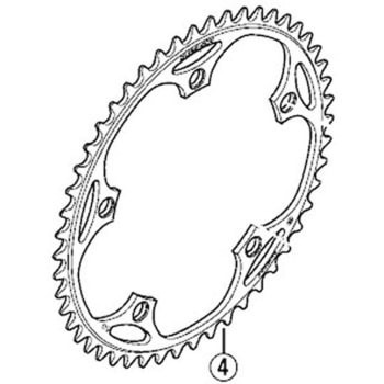 チェーンリング 53T(1/2″×3/32″) SHIMANO(シマノ)