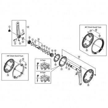 スペーサー(0.7mm) SHIMANO(シマノ)