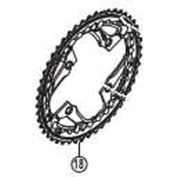 FC-T551 チェーンリング 44T-AE CG SHIMANO(シマノ)