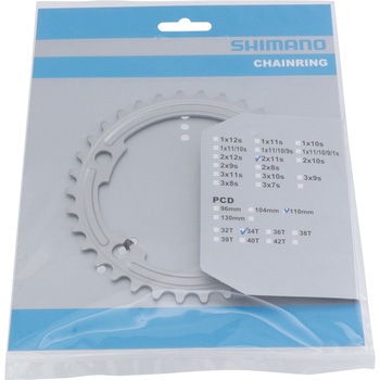 FC-5800 ダブル/11スピード チェーンリング 34T-MA (50-34T 用 / シルバー) SHIMANO(シマノ)
