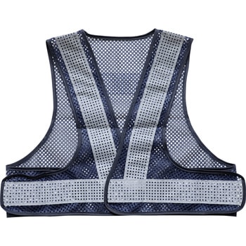 メッシュ安全ベスト ショート丈 TRUSCO