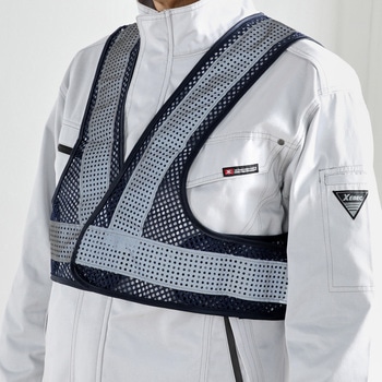 メッシュ安全ベスト ショート丈 TRUSCO