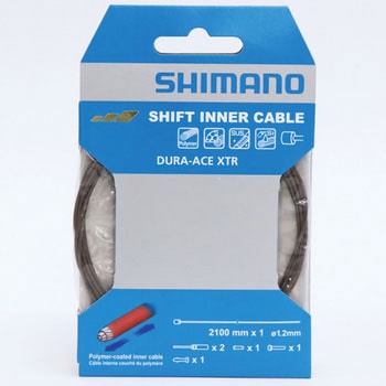 ROAD/MTB シフトインナーケーブル ポリマーコーティング 1.2mm x 2100mm SHIMANO(シマノ) シマノ 品番先頭文字-Y6  【通販モノタロウ】 Y63Z98950