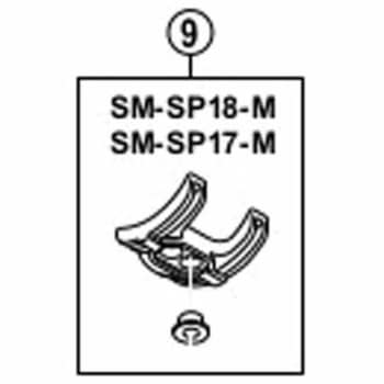 ボトムブラケットケーブルガイド スタンダード SM-SP18-M Mネジ ・ボルトは付属いたしません SHIMANO(シマノ)