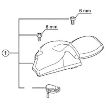 インジケーターユニット(シルバー) SHIMANO(シマノ)