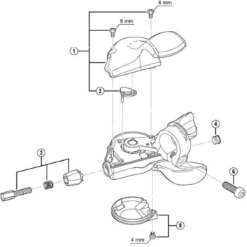 インジケーターユニット(ブラック) SHIMANO(シマノ)