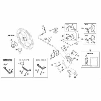 コンバーター取付けボルト フレーム厚15mm ボルト長さ21.8mm - SHIMANO(シマノ)
