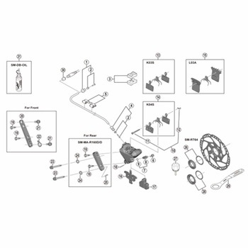 ディスクブレーキパッド K04s メタル チタンバックプレート Shimano シマノ シマノ 品番先頭文字 Y8 通販モノタロウ Y8n3980