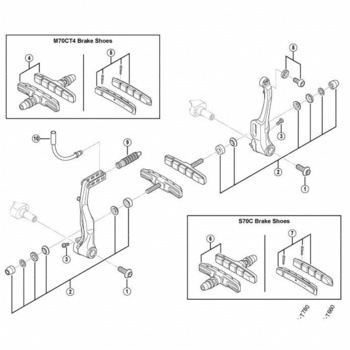BRT670L S70Cシューペア SHIMANO(シマノ)