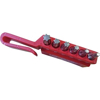 8PCS L型レンチ付スタービットセット JTC