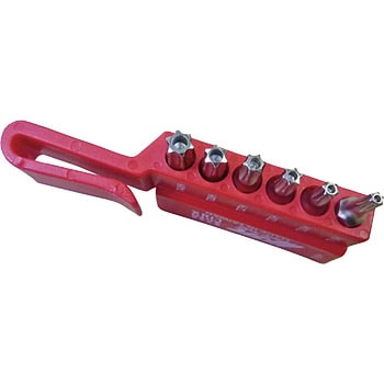 8PCS L型レンチ付穴開きスタービットセット JTC