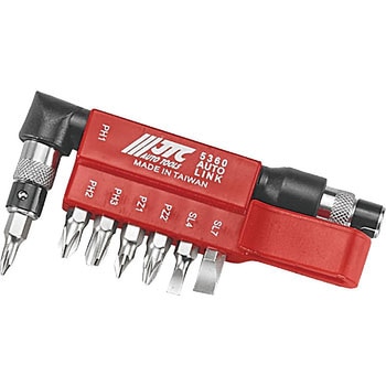 8PCS L型レンチ付ビットセット JTC