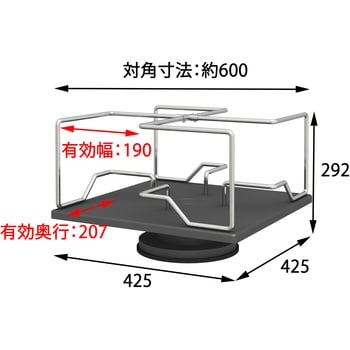 BS-4229 回転式卓上スタンド 1台 TRUSCO 【通販モノタロウ】