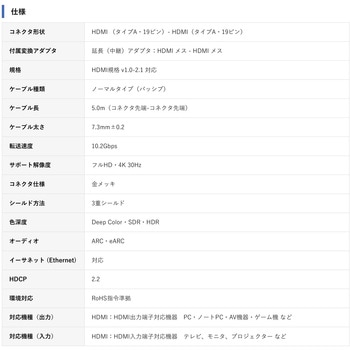 HDMI 延長アダプタ付 HDMIケーブル Vodaview