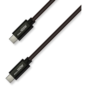 GR-U2PD100-CC20 PD100W�Ή�Type-C�P�[�u�� GROOVY �u���b�N�F �[�d/�ʐM�p �K���K�iUSB2.0 25008070