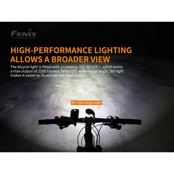 充電式LEDバイクライト”BC30V2” FENIX(フェニックス)