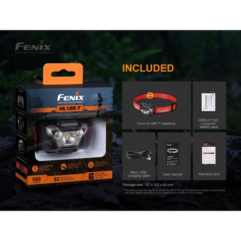 充電式LEDヘッドライト HL18RT FENIX(フェニックス)