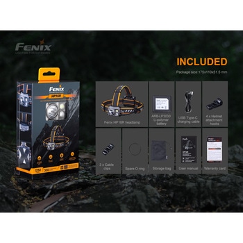 LED充電式ヘッドライト HP16R FENIX(フェニックス)