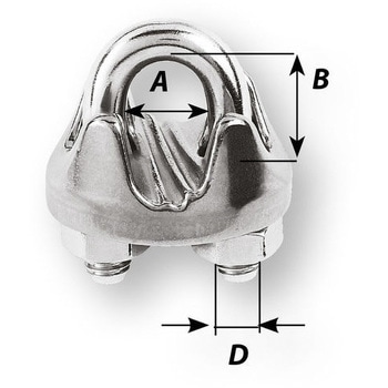 ワイヤクリップ(SUS316L) Wichard