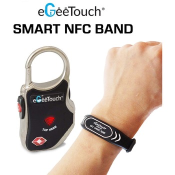 eGeeTouchNFC Smart リストバンド(黒2本セット) ジェーエスビ