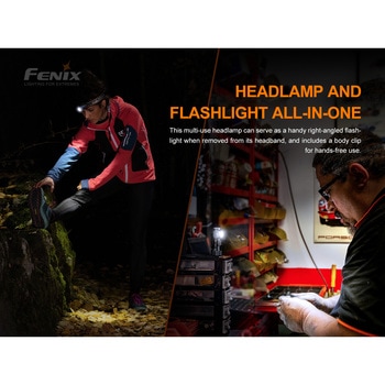 充電式LEDヘッドライト HM50RV20 FENIX(フェニックス)