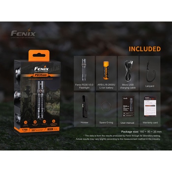充電式LEDライト PD35V30 FENIX(フェニックス)