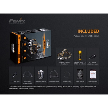 充電式LEDライト HP30RV20BLACK FENIX(フェニックス)