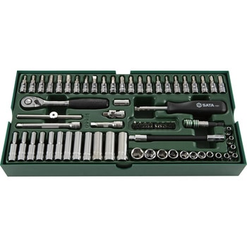 DRソケットレンチセット(6角タイプ)トレー入り SATA